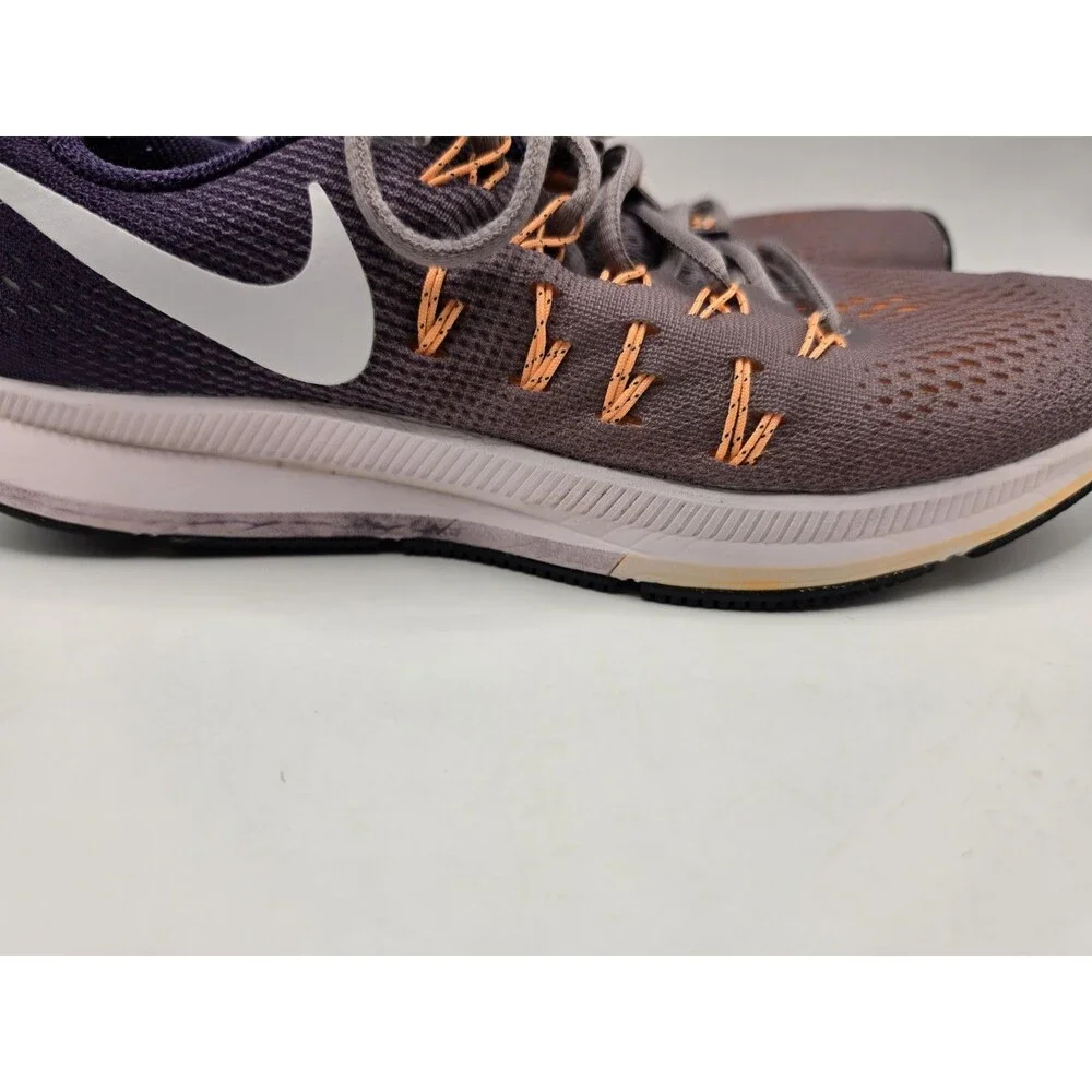 Nike Air Zoom Pegasus 33 Purple Athletic Running Shoes 831356-500 Women Size 10